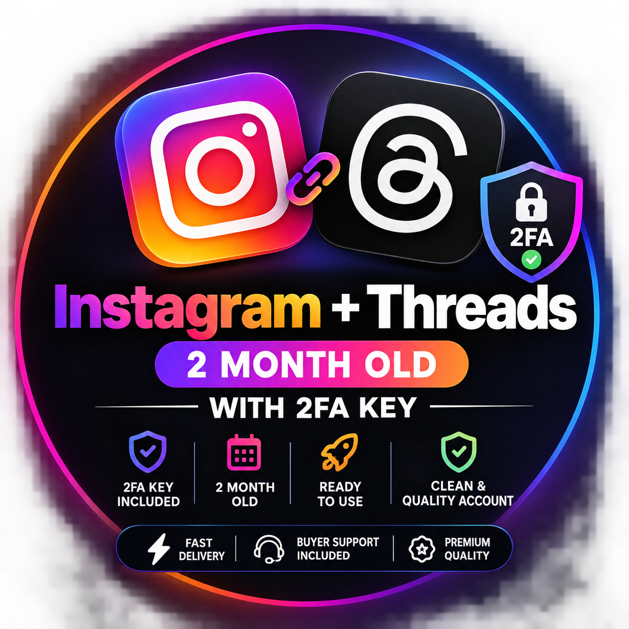 🔥 PREMIUM INSTAGRAM ACCOUNT — 1–2 MONTH OLD | 2FA KEY INCLUDED | BESTSELLER