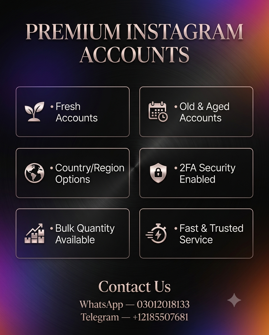 Taiwan ip Instagram tharid Account | 2FA Enabled | Fresh Account