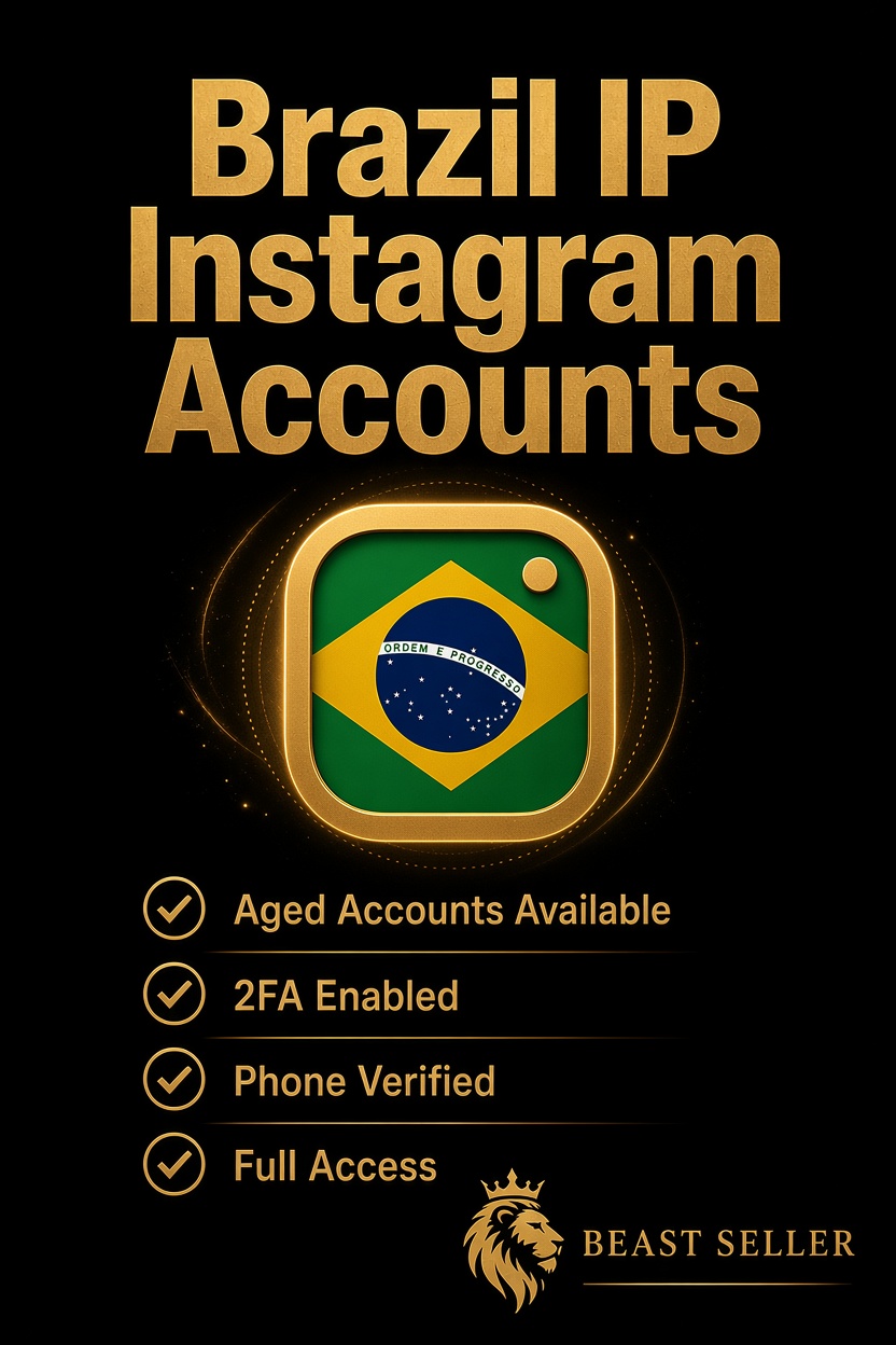 Premium Instagram Account Brazil IP with 2FA