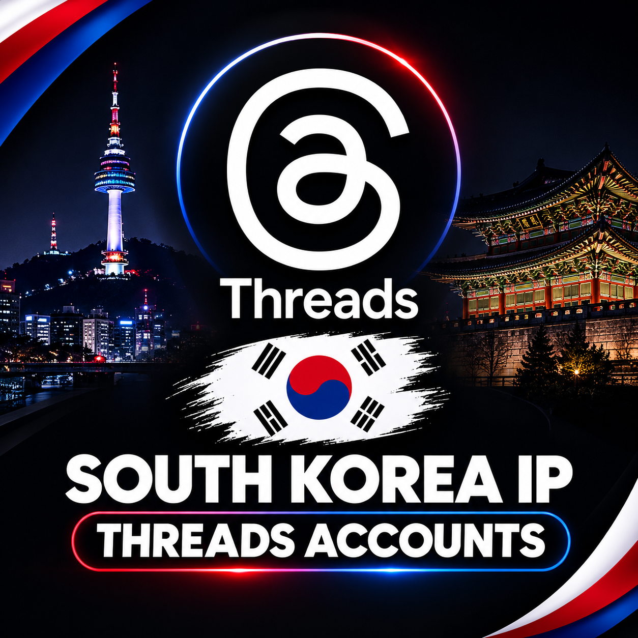 Fresh South Korea IP Threads accounts 2Fa-Verified High quality accounts 💯