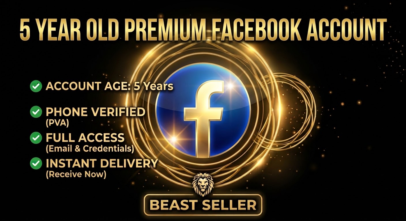 5 Year Old Premium Facebook Account