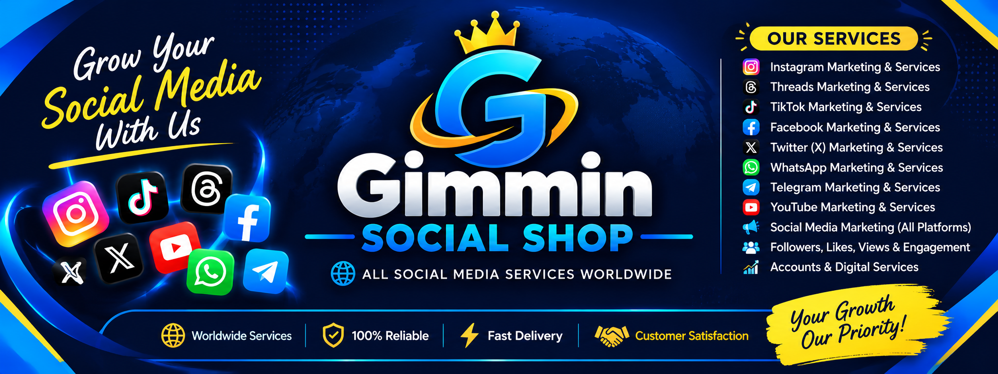 Gimmin social shop banner