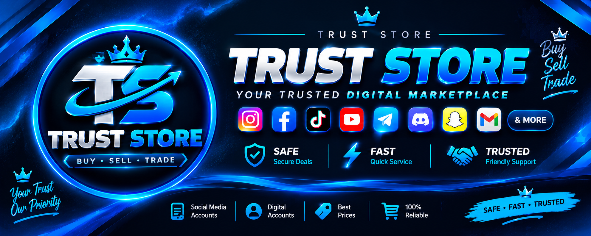 Trust store banner