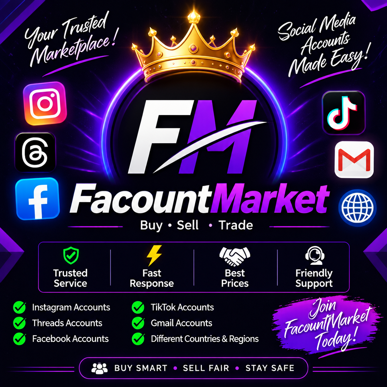 Facountmarket banner