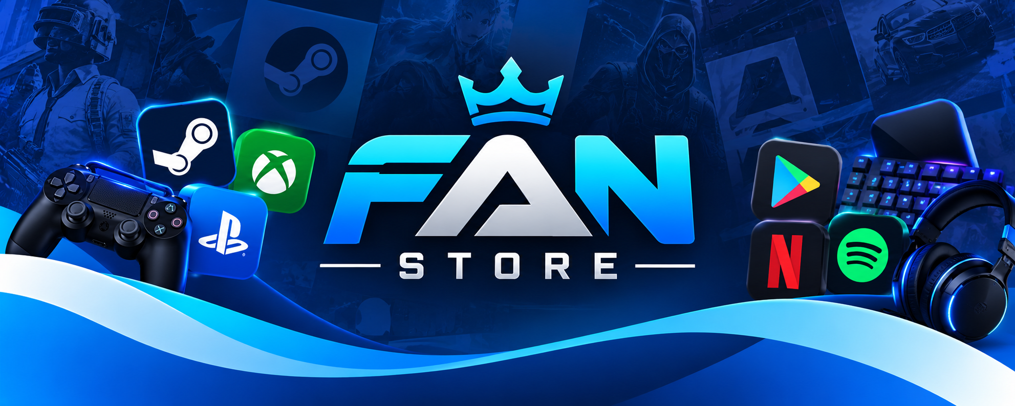 Fan store banner
