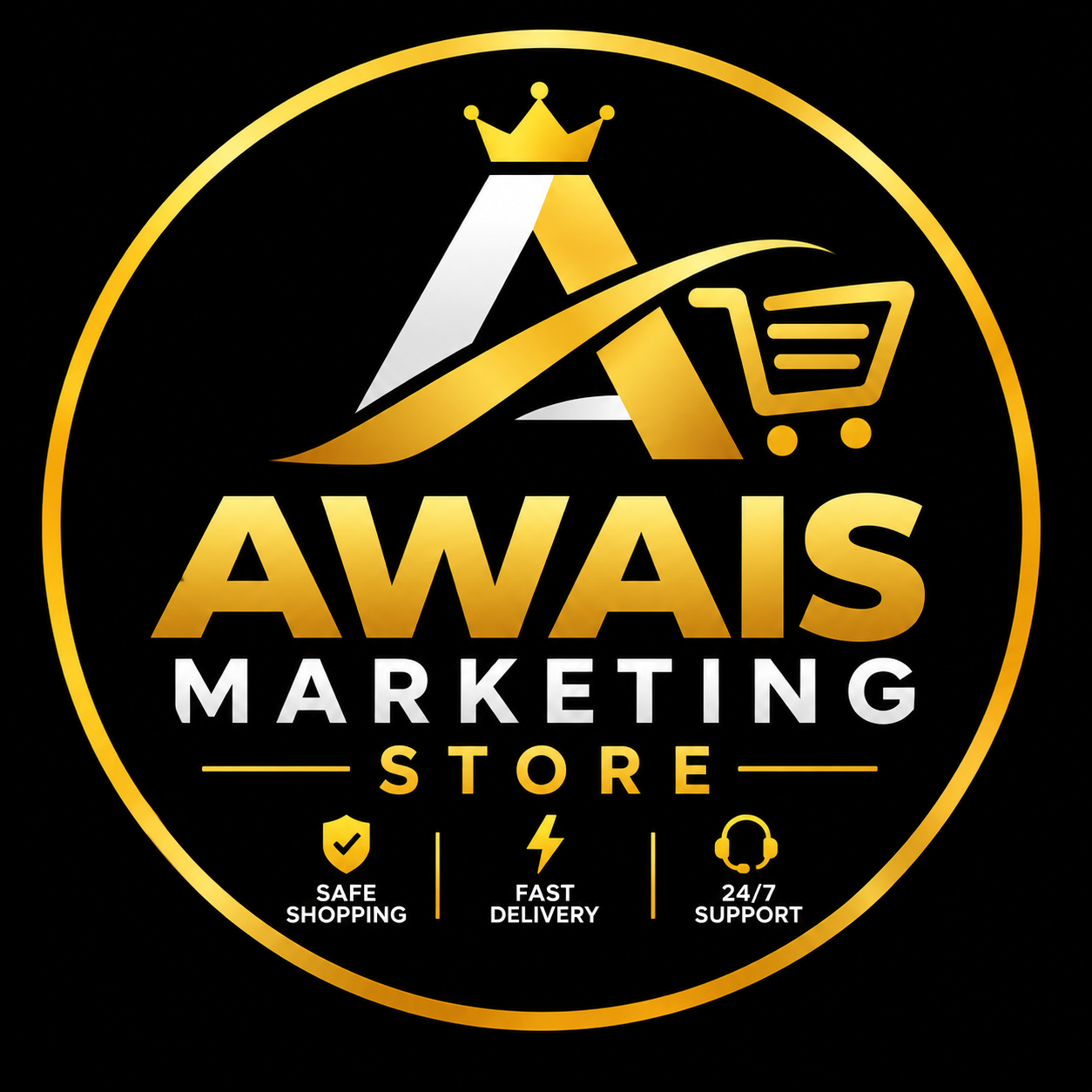 Awais marketing store logo