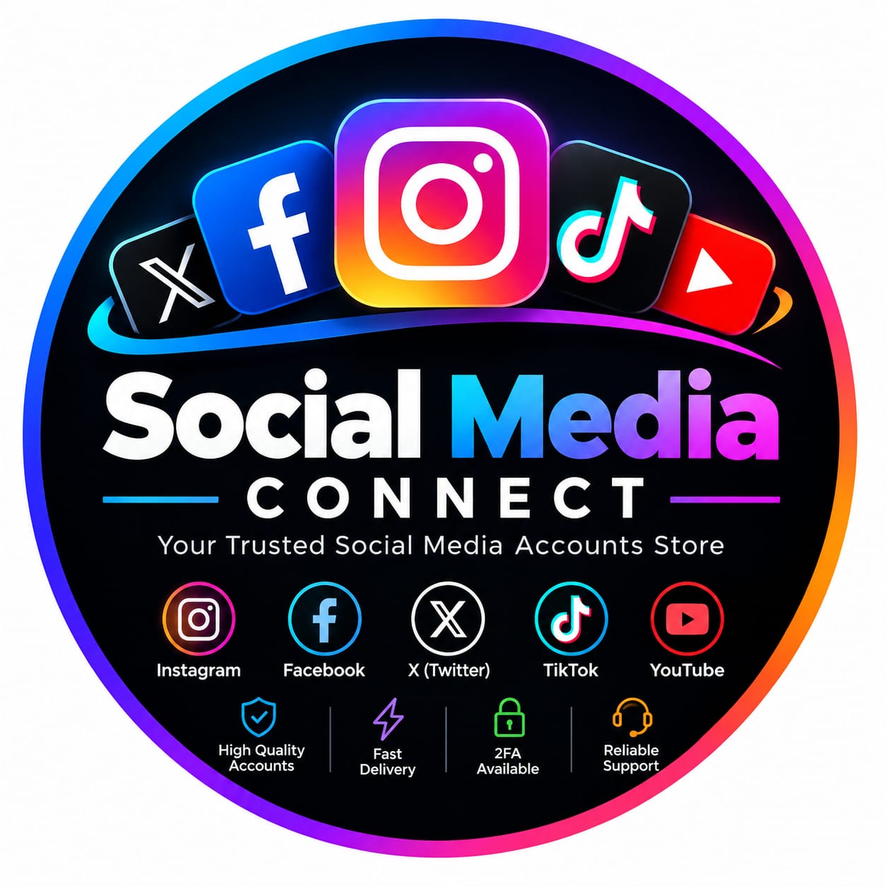 Sociam media connect logo