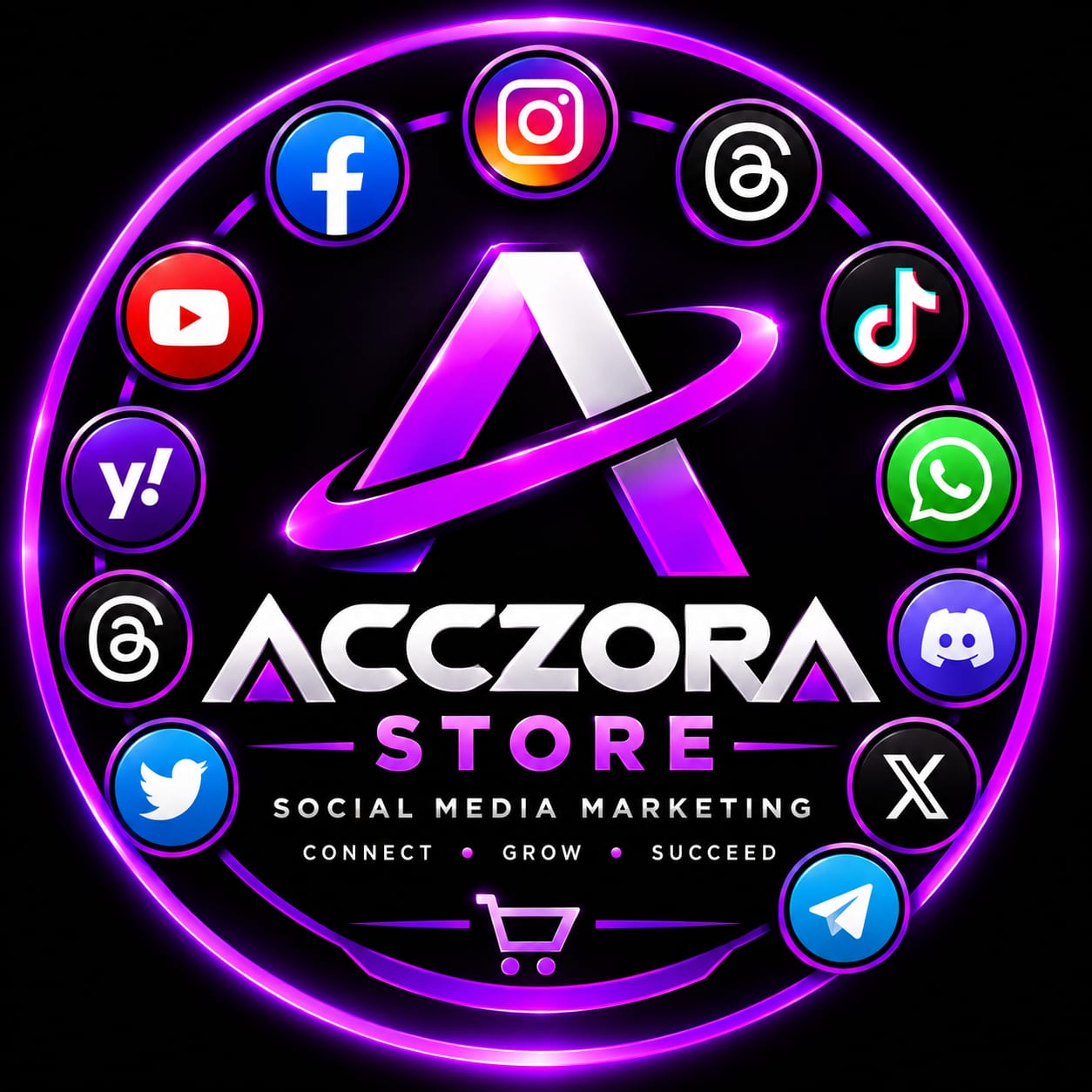 Acczora store logo