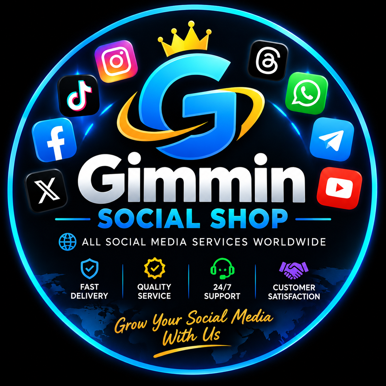 Gimmin social shop logo