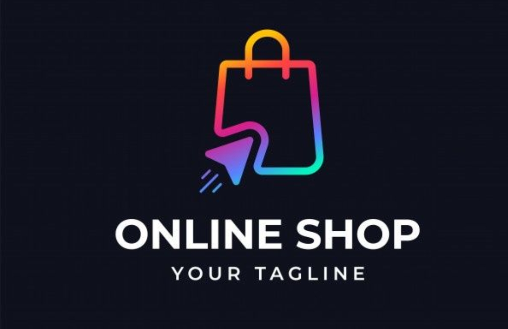 Online marketing store logo